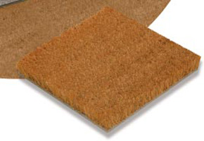 Coir Matt kokosa šķiedras paklājs, durvju paklājs